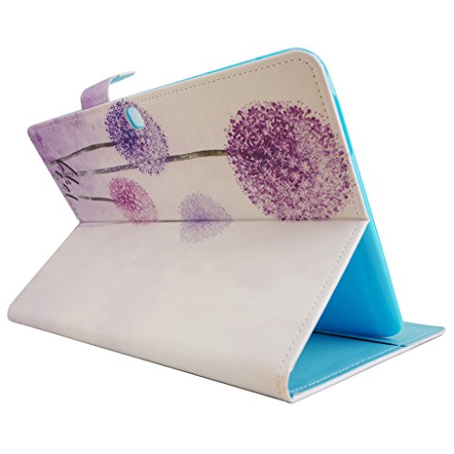 Für Samsung Galaxy Tab 4 10.1 inch SM-T530/T531/T535 Hülle, Grandoin(TM) Retro Leder Foliant Buch-Stil-Art-stehender stoßabfangende Hülle, ausgezeichnete Qualität hübsche bunte elegante Muster-erstklassiges PU-Verschluss Design exakte vollkommend schützende Schnapphülle, passend Für Samsung Galaxy Tab 4 10.1 inch SM-T530/T531/T535 mit Ständer-Funktion - 3