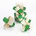 Produktbild Andux 4pcs / set Puzzle Entsperren Holzspielzeug Kongming Verschluss Luban Lock3D Holz-Würfel Gehirn Teaser Puzzle Wizard Magic Cube 4 Satz KMS-01