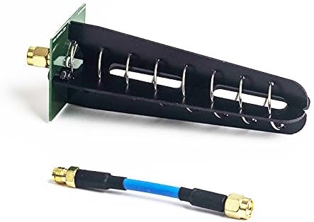 Aomway FPV AV Receiver Antenna 1PCS 11dbi 7 Turn 5.8GHz Helical Antenna Blue RHCP MA SMA Receiving Antenna Right polarized