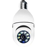 Wifi 360 Panoramik Ampul Kamera 1080p 2.4ghz Ve 5ghz İle G&uuml;venlik Kamerası &Ccedil;ift Wifi 360 Derece Panoramik G&ouml;r&uuml;nt&uuml;leme Kablosu