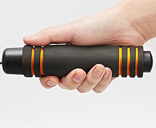 Bystep Jump Seil, einstellbare schwere schnelle Geschwindigkeit Kabel Skipping Seil mit komfortablen Griffen, Fitness Exerciser Springen Jump für alle Altersgruppen und Workout - 5