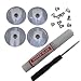 Produktbild INYES Unten Fall Schraube Ersatz Unterseite Fall Gummifüße für MacBook Pro Retina A1425 A1502 A1398 33 cm 38,1 cm