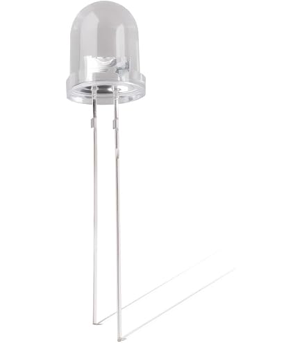 Produktbild von Chanzon 100 Stück 5mm LED Rot/blau – Gemeinsame Anode, Superhell, Klar, Für Arduino & DIY-Projekte