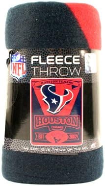 Houston Texans Fleece Throw Blanket, Marquee Design