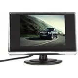 BW 3.5 Inch TFT-LCD Car Rearview Mirror Monitor with Pocket-sized Color LCD Display,Mini Monitor for Car/Automobile