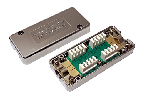Value 21993049 Junction Box Kat.6A, STP silber - 2
