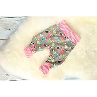 Baby Pumphose Schlupfhose newborn Gr. 56-68 Vögel