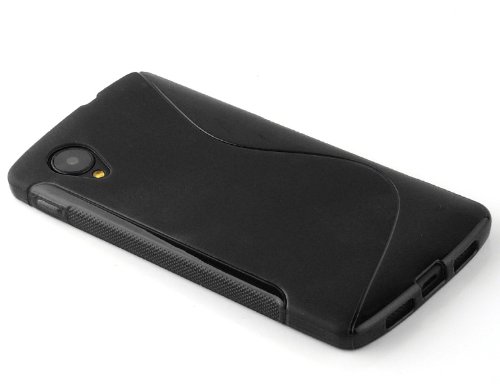 Cadorabo Cubierta protectora de silicona TPU en dise o S-Line para LG Nexus 5 en NEGRO reviews Cadorabo Cubierta protectora de silicona TPU en dise o S-Line para LG Nexus 5 en NEGRO