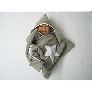 star fleece baby wrap stern schlafsack pucktuch swaddle