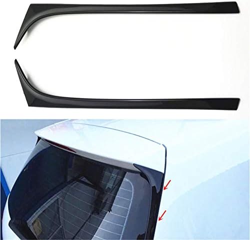 UIYU Car Back Window Side Spoilers, 2pcs/pair Self Adhesive ABS Spoiler Wing For Volkswagen Golf 7 MK7 2014 To 2017