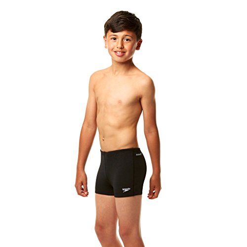 Speedo End ASHT Jm, Costume da Bagno Bambino, Nero (Black), 13-14 Anni