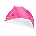 Produktbild JEMIDI Strandmuschel Strandzelt Sonnenschutz Sonnenzelt Sonnenschutz Strand Muschel Zelt Camping 218cmx 115cm (Pink)
