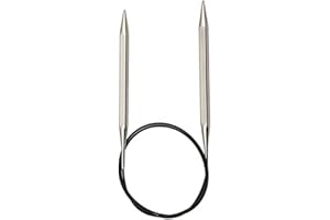 KnitPro 60 cm x 7 mm Nova Cubics Aiguilles circulaires Fixes en Laiton Brillant