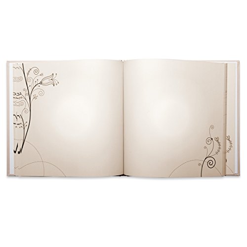 Hochzeit Gästebuch Hardcover – Liebesbaum – 210 x 210 mm 144 Seiten Bedruckte Innenseiten Naturpapier - 3