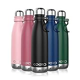 【Leicht zu reinigen mit 2 Bürsten】:Das Paket ist mit zwei Bürsten unterschiedlicher Größe ausgestattet. Es kann Ihre Flasche tief reinigen.