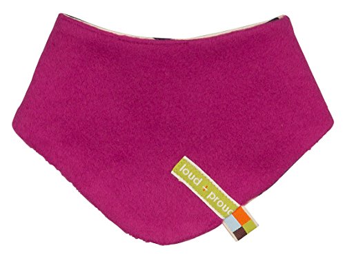 loud + proud Unisex Baby 743 Neckerchief, Purple (fuchsia Fu), One Size (Manufacturer size: OS)