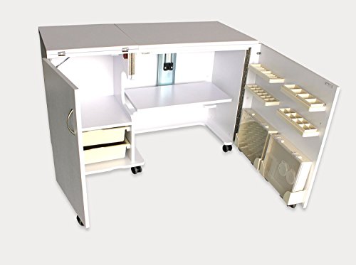 Preisvergleich Produktbild NÄHTISCH MIT VIELEN FÄCHERN