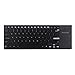 Price comparison product image ipazzport Mid Sized Wireless Keyboard and Touchpad With 3 Color Backlight Available