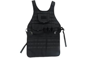 HALAWAKA Tablier tactique de barbecue Tablier de chef de barbecue de camping durable en plein air pour barbecue de cuisson Grill Master Grill