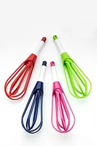 Vittamix Foldable Plastic Whisk Beater Hand Blender Mixer (Multicolour, assorted colour)