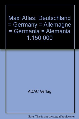 Preisvergleich Produktbild ADAC-Maxi Atlas Deutschland 1994 / 1995: 1:150000