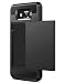 Produktbild Samsung Galaxy A7 Hülle, Coolden® Prämie Ausweisetui Kreditkartenetui 2 Kartenfach Bumper Outdoor Drop Resistance Kameraschutz Schutzhülle für Samsung Galaxy A7 Handyhülle Samsung Galaxy A7 A700 Tasche Schwarz
