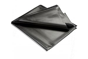 UUHUKP Teichfolie 1,5 m x 2 m aus HDPE für Fischteiche, Brunnen, Wasserfälle und Wassergärten