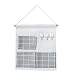 Produktbild TREESTAR Hängeorganizer mit 4 Tasche und 3 Haken, Wand Hängenden Hanging Storage Bag Hängende Kombination Wand Hängen Hängeorganizer, Multifunktionale Wohnzimmer Schlafzimmer badmöbel türregal (#4)