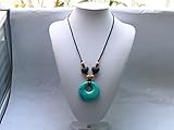 Lily Bear Silicone Baby Teething & Breastfeeding Pendant Necklace/Jewellery for Mum (Metallic Aqua)
