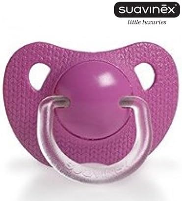SUAVINEX "EVOLUTION" Nr. 3300509- 1x Pacifier Soother Dummy Anatomical Silicone Teat/ PURPLE (0-6m)