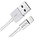Price comparison product image ANON Lightning Cable, MFi Certified 6FT/2M 8 Pin Syncing and Charging USB Cables Charger Cord for Apple iPhone X 8 7 Plus 6 6S 5C 5S 5 SE iPad Mini/Air iPod Nano/Touch - White