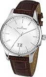 Jacques Lemans Herren Analog Quarz Uhr mit Leder Armband 1-1862B