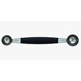 ARCOS Double Stainless Steel Melon Scabola | Professional Gadgets. Polypropylene handle. Ideal for melon and other fruits. Co
