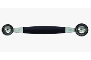 Arcos Professional Gadgets - Doble Melon Baller - Acero Inoxidable 1" - Mango Polipropileno Negro Melones y Más -Erie 7'' ¡Tu compañero Cocina definitivo!