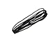 Mytoptrendz® Long Thin Black Stretchy Elastic Headbands with metal ( Black Thin Pack of '6')