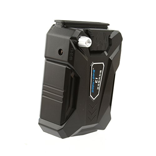 MagiDeal Einstellbar Lüfterpad Cooling Pad Kühlung Lüfter Kühler für Notebook Laptop Schwarz - 4