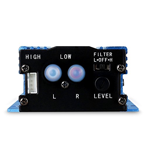 Car Hifi Set Potsdam kompaktes 2.0 System 600W Kompakt Amp Boxen LED-Effekt