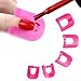 SZTARA 26pcs/set Manicure Anti Overflow Clip Professional Nail Polish Shield Protector Tool