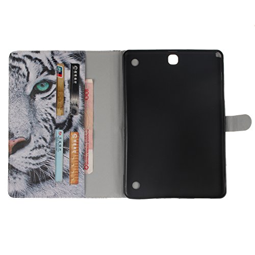 Samsung Galaxy TAB A 9.7 T550 Hülle, COLJOY Samsung Galaxy Tab A 9.7 SM-T550 T555 Kunstledertasche PU Schutzhülle Tasche Leder Brieftasche Hülle Case Cover mit praktischer Ständerfunktion und Auto Sleep / Wake Up Funktion, TX15 - 6