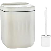 Akıllı Teknolojik Antibakteriyel Sens&ouml;rl&uuml; &Ccedil;&ouml;p Kovası 20 Litre + Duvara Asılabilir Beyaz Silikon Klozet Fır&ccedil;ası