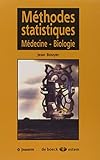 Méthodes statistiques : médecine-biologie