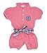 StylesILove Pineapple Badge Baby Girl Polo Romper with Sash (70/3-6 Months RS.2709.00