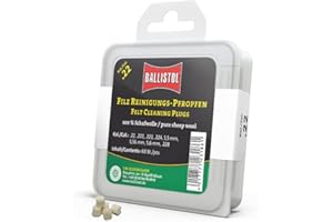 Eva Shop® Ballistol Filz Reinigungs-Pfropfen Klassik Waffenreinigung Kal 17 und .22