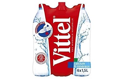 Vittel Eau minerale naturelle VITTEL, 6 bouteilles en plastique de 1.5 litre