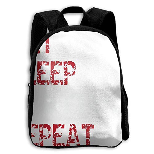 Preisvergleich Produktbild Eat eep Basketball Repeat School Backpack Children Shoulder ypack Kid