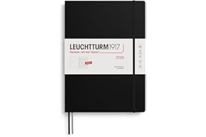 ‎LEUCHTTURM1917 LEUCHTTURM1917 372640 Wochenkalender & Notizbuch Master (A4+) 2026, Schwarz, Englisch