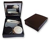 Contact Lens Travel Kit Case (Black) ~ Mirror Tweezers & Solution Storage Set for Lenses