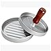 Produktbild Antihaft-Aluminium Hamburger Patty Maker, Homeself antihaftbeschichtet Patty Schimmel,-Burgerpresse, BBQ Patty Maker Juicy für Speck, Wurst und Hamburger Einzelbett