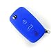 Produktbild Brightparts® Blau Silikon Schlüsseletui Hülle Etui Schlüssel Cover für Audi Klappschlüssel mit 3 Tasten