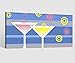 Produktbild Leinwandbilder Cocktail Party glas alkohol feier Leinwand Bild Leinwandbild Wandbild Holz Esszimmer 9BD041, Leinwand Größe 1:80x40cm
